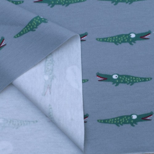 Bio Interlock Krokodile grau