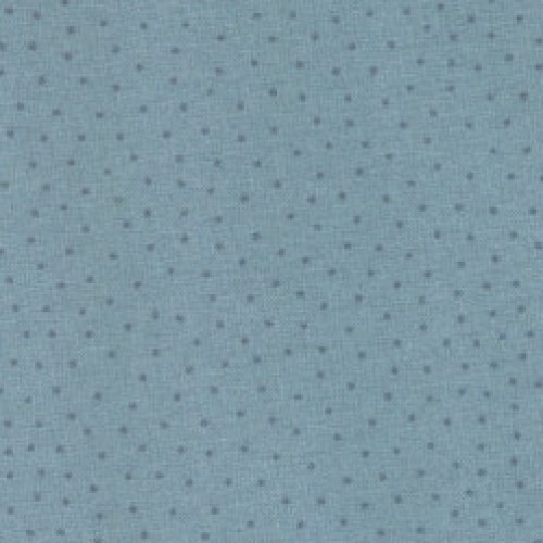 Bio-Stoff (kbA) Pünktchen graublau