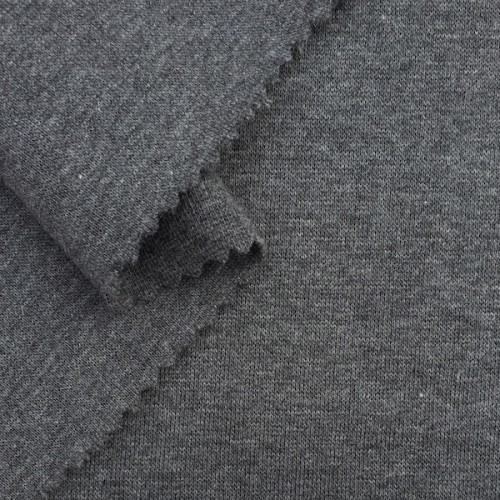Bio Bündchenstoff carbon meliert