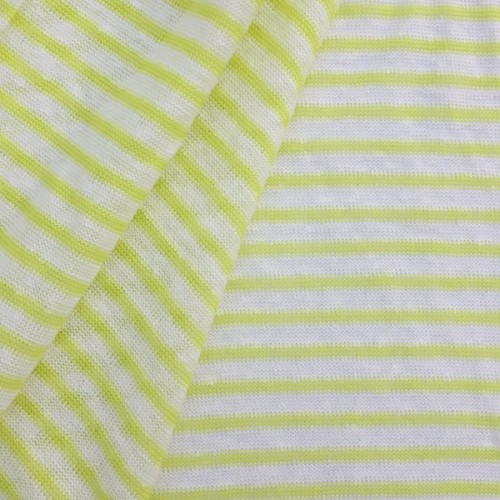 Hamburger Liebe Bio Leinen Jersey lime-weiß