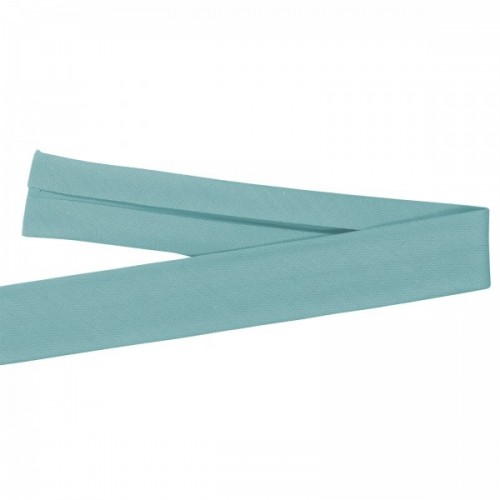 Bio Schrägband eisblau