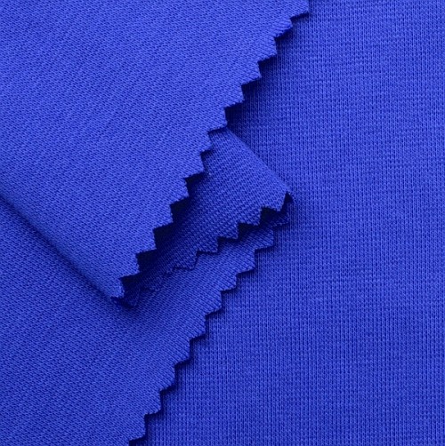 Bio Bündchenstoff royalblau
