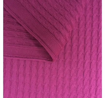 Bio Grobstrick dunkelpink - Hamburger Liebe Pattern Love