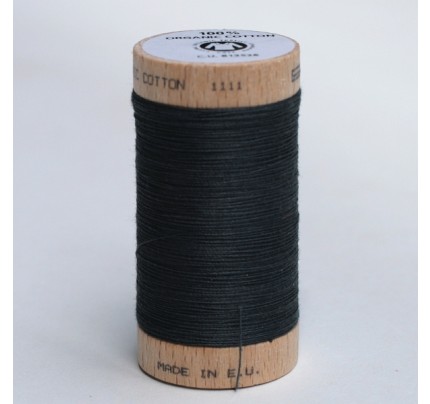 Bio Nähgarn schwarz - 100 m